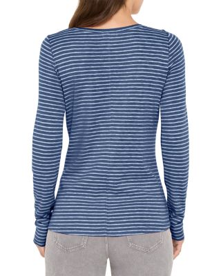 Long Sleeve Boat Neck Top