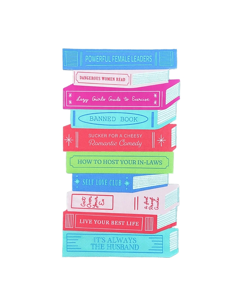 Jollity & Co Book Club Paper Guest Napkins, Set Of 16 In Multi