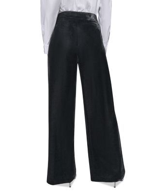 Wide Leg Velvet Pants
