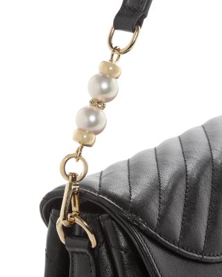 Avenue Curve Leather Top Handle Bag