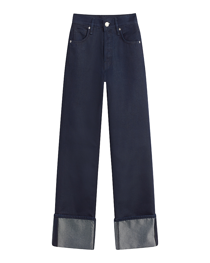 Hudson Rosie High Rise Wide Leg Ankle Jeans