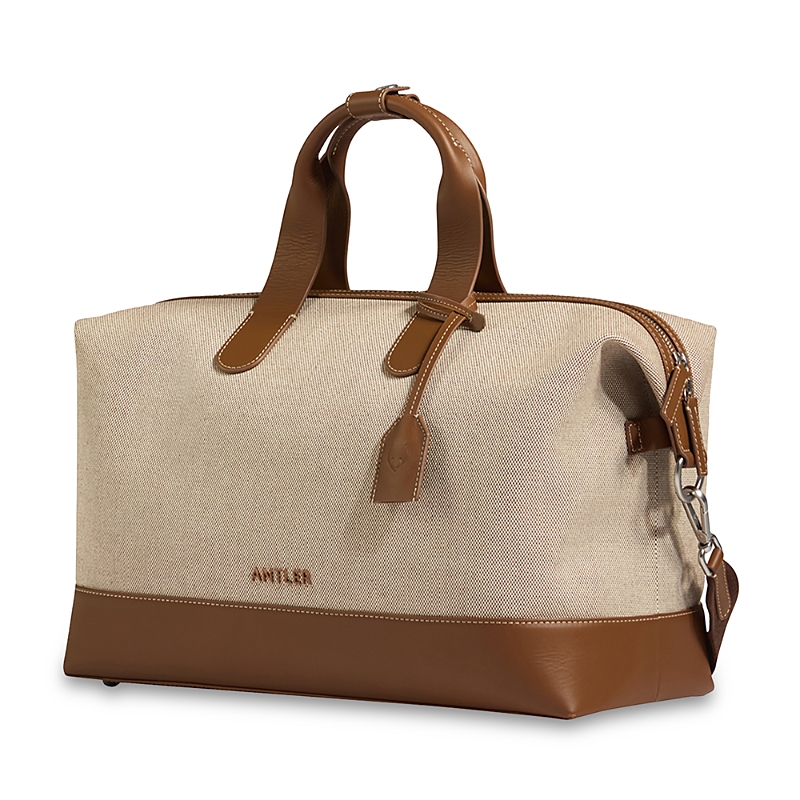 Antler Heritage Expandable Overnight Bag In Brown