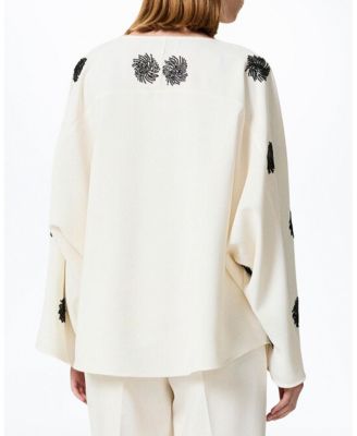 Beaded Open Front Kimono