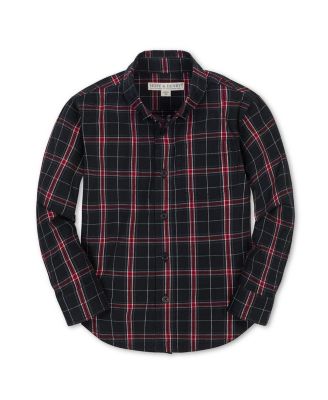Hope & Henry Boys' Organic Long Sleeve Stretch Poplin Shirt - Little Kid, Big Kid