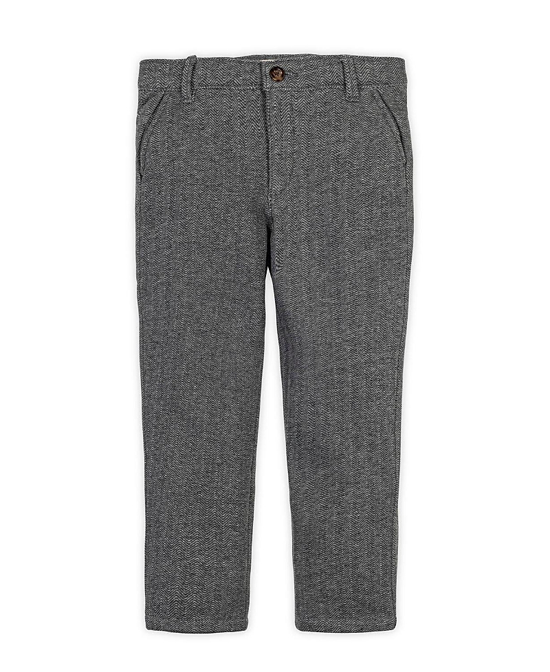 Hope & Henry Kids' Fleece Suit Pant Made With Organic Cotton In Gray