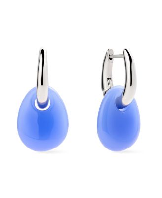  Kayla Blue Silver Drop Earrings