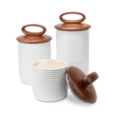 Breaking Bread Canisters, Set of Three