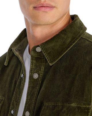 Snap Front Corduroy Overshirt