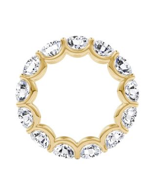 Eternity Band in 18K Gold, 6.5ctw Round Brilliant Lab Grown Diamonds
