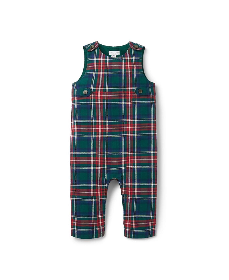 Janie and Jack Boys' Train Oxford Bodysuit - Baby