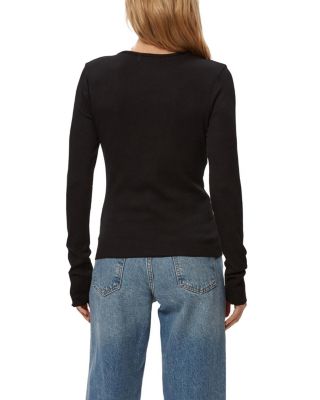 Salem Mixed Placket Henley Tee