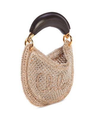 Summer Banana Mini Crocheted Hobo Bag