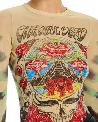 x Grateful Dead Delaina Long Sleeved Crewneck Tee