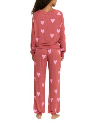 Star Seeker Lounge Set in Cherry Hearts