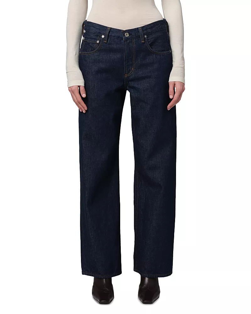 Citizens of Humanity Lindz Low Rise Straight Jeans in Amherst