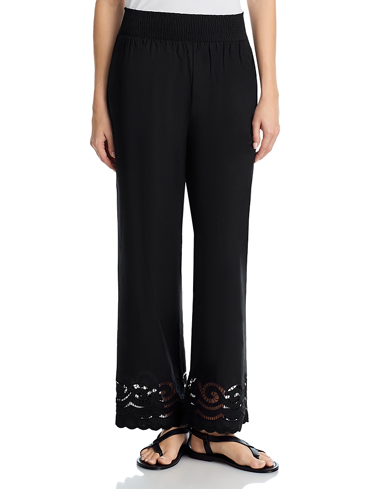 Rails Henrik Embroidered Pants In Black