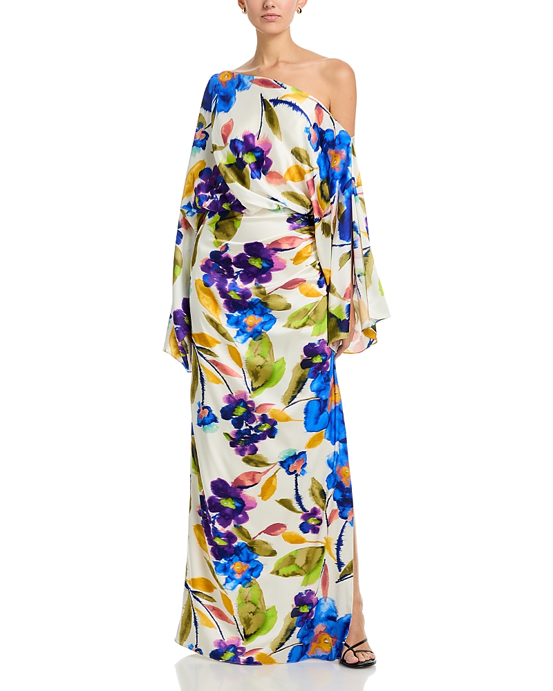 Ramy Brook Noel Silk Blend Maxi Dress In Multi