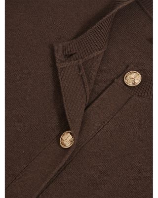 Olive Wool & Cashmere Cardigan
