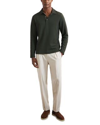 Tivolli Long Sleeved Textured Polo  