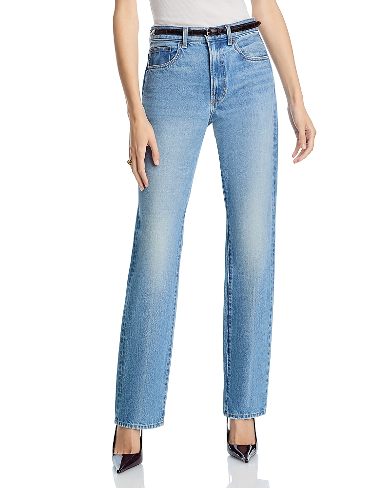 A. l.c. The 917 Slim Straight Jeans in Light Classic Blue