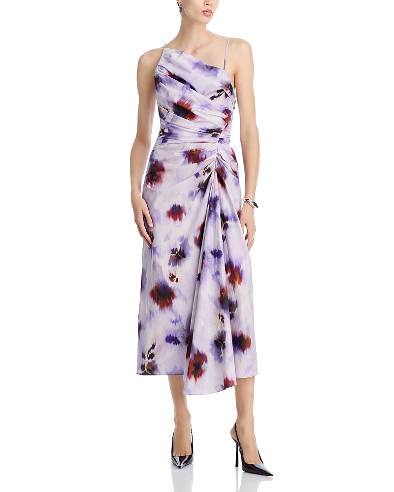A. l.c. Juno Asymmetrical Gathered Dress