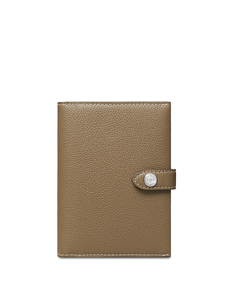 Tory Burch Leather Passport Case In Brown