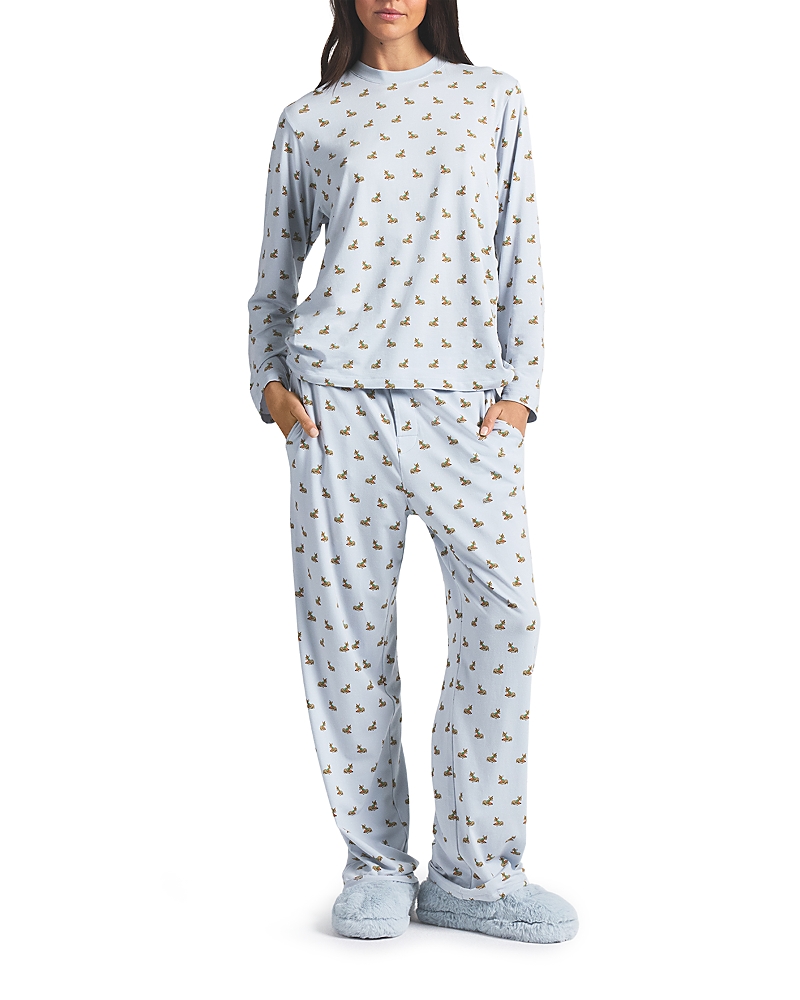 Skims Boyfriend In Blue