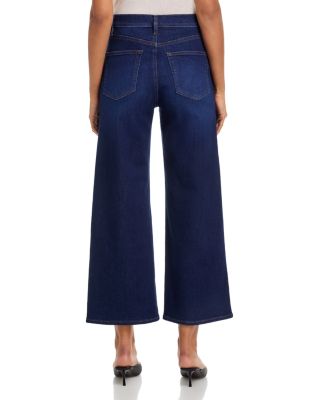 The Anchor High Rise Ankle Wide Leg Jeans in Cicero