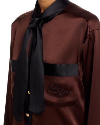 The Ritz Feminine Silk Blouse