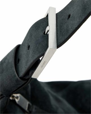 Luna Suede Shoulder Bag