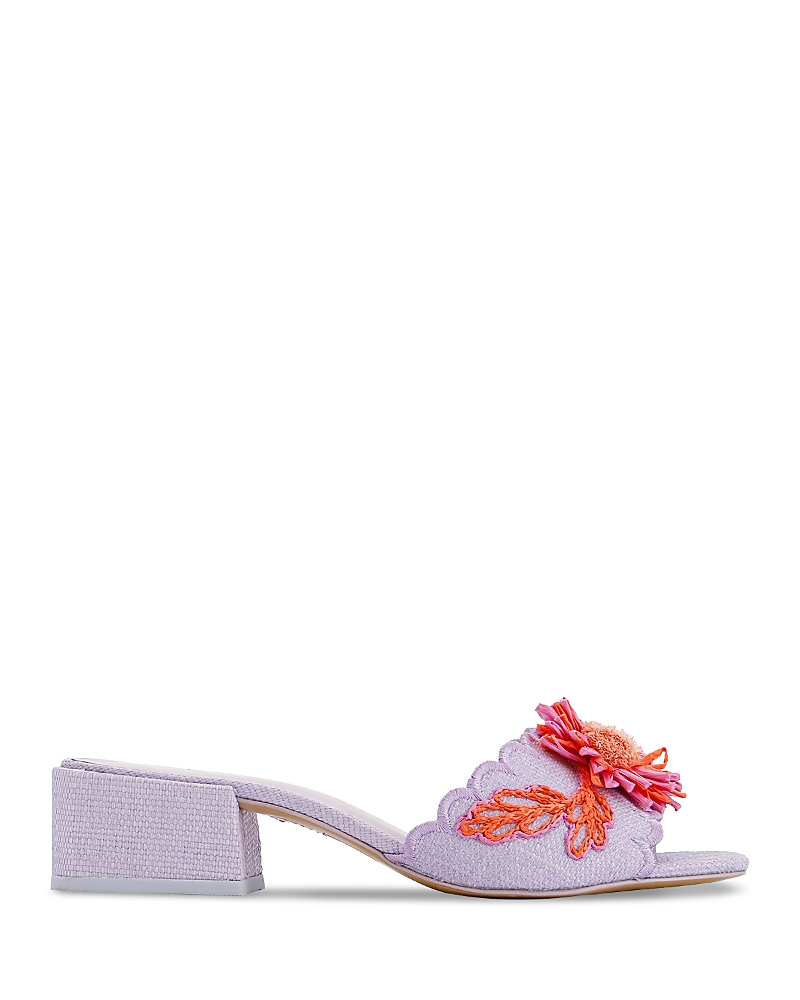 Sophia Webster Women's Flower Child Mules In Purple