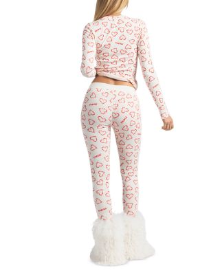 Cotton Rib Henley & Leggings Set