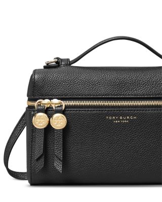 Slim Leather Top Handle Bag