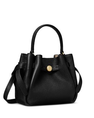 Romy Mini Leather Bucket Bag