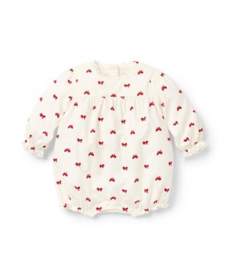  Unisex Girl' Bow Corduroy Romper