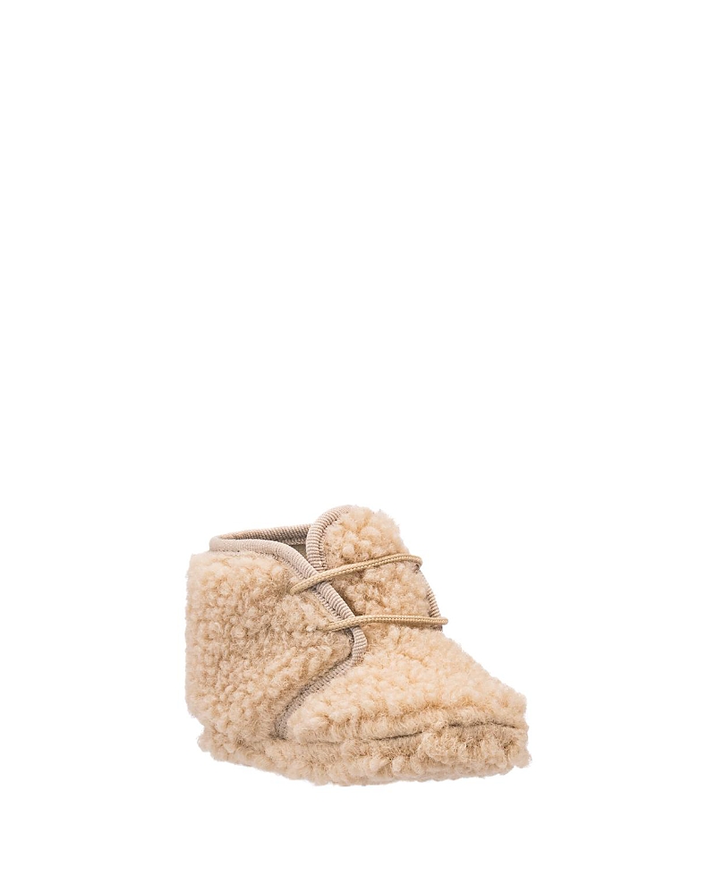 Elephantito Girls' Shearling Baby Bootie - Baby In Multi