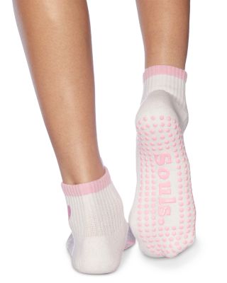 Pink Heart Grip Socks - thumbnail 3
