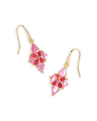 Abbie Stone Cluster Statement Earrings