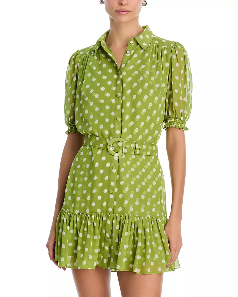 Cinq a Sept Camille Belted Mini Dress
