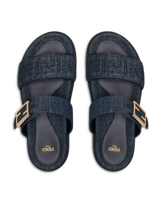 Women's Fendi Feel Denim Sandals