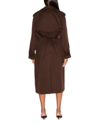 Boyfriend Fleece Trench Coat