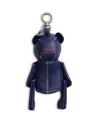 Polo Bear Leather Bag Charm  