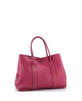 36 Garden Party Tote Leather