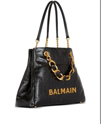 1945 Soft Crackled Leather Tote Bag