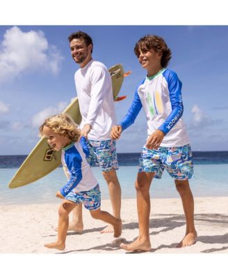 Boys' Breakwater Beach Long Sleeve Rash Top - Little Kid, Big Kid