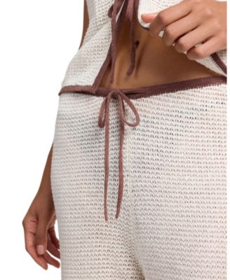 Linen Knit Drawstring Pant