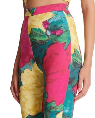  Jersey Leggings with Roses Print