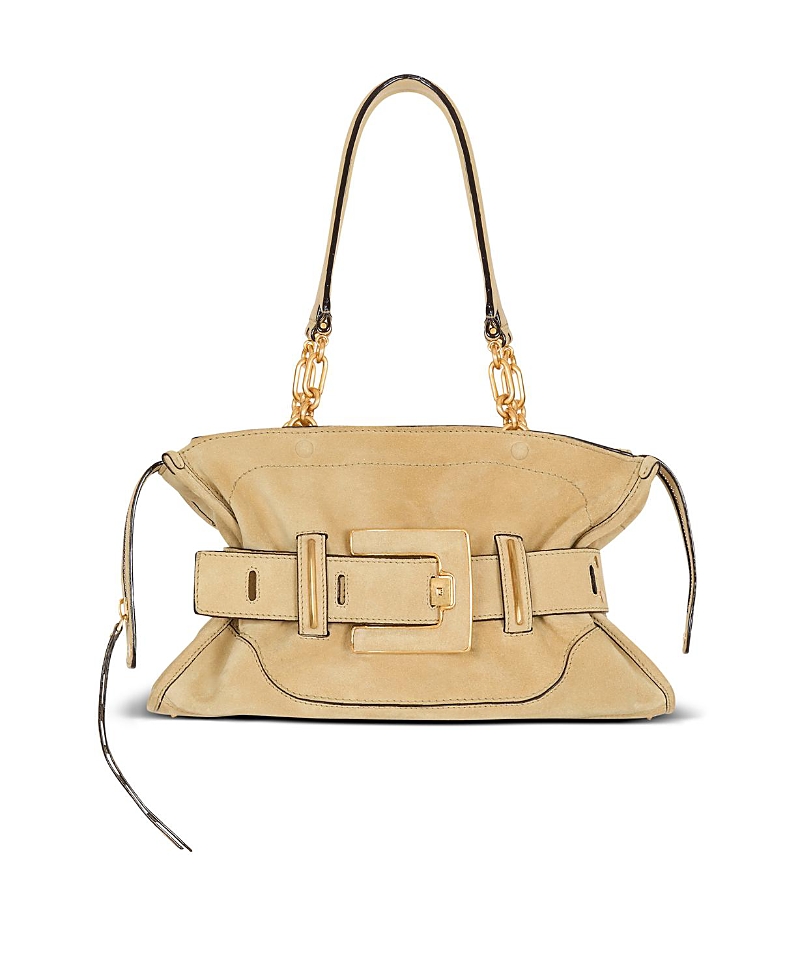 Balmain Suede Anthem Bag