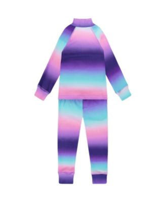 Girls' Two-Piece Gradient Thermal Underwear Set - Little Kid
