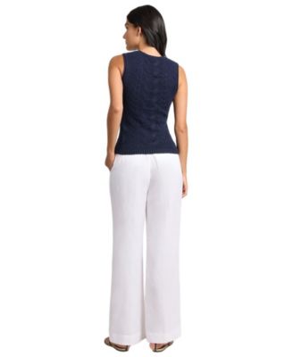  Linen Cable Knit Tank